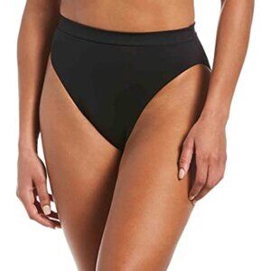 Nike Essential High-Waisted Bikini Bottoms – Black XL Swimwear